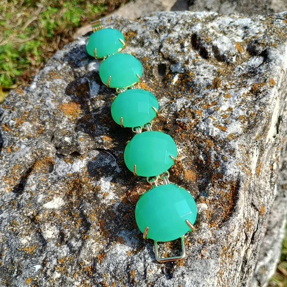 Kendra Scott (retired) chunky faceted Chalcedony Cassie, Preppy Core - Picture 14 of 14